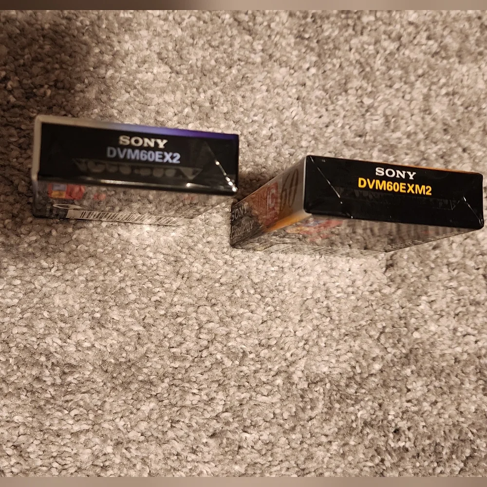 Sony Excellence mini DVC, lot of 2, NEW & SEALED 60 minutes 1 with IC best made!